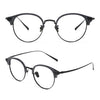 Naito Xiongba handmade Japanese small round frame Shenzhen high-quality pure titanium glasses frame with myopia glasses men's retro frame