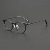 Tozo Vintage Titanium Round Glasses Frame