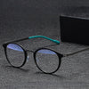 Zelma Retro Oval Titanium Glasses Frame