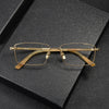 Fessler Natural Horn Series Vintage Titanium Glasses Frame