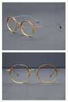 Jazzy Classic Round Acetate Glasses Frame