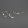 Gallus Vintage Titanium Square Glasses Frame