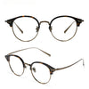 Naito Xiongba handmade Japanese small round frame Shenzhen high-quality pure titanium glasses frame with myopia glasses men's retro frame