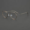 Pinde Vintage Titanium Oval Glasses Frame