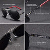Vintage Aluminum Polarized Sunglasses