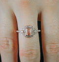 Ring 2020 New Hot Sell 18k Rose Gold Ring Set FHR008