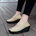 Fashionholla Wedge Comfort Soft Sole Sandals