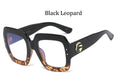 Anti Blue Light Oversized Glasses Frame Women Fashion Luxury Brand Square Big Frame Clear Lens Transparent Frames Vintage