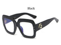 Anti Blue Light Oversized Glasses Frame Women Fashion Luxury Brand Square Big Frame Clear Lens Transparent Frames Vintage
