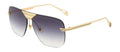 New Fashion Vintage Square Mirror Women Luxury Brand Original Design Silver Grey Sun Glasses