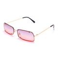 New Women Rectangle Vintage Sunglasses Brand Designer Retro Punk Sun Glasses Female Lady Eyeglass Steampunk Driver Goggles