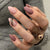 24pcs/Set Fashionholla Pink Hot Line Elegant False Nails, Short Almond Solid Press On Nails