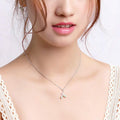 Necklace Pendant Earrings Bracelet Jewelry Set S925 Sterling Silver Choker Necklace Female Bud Cat Eye Stone FHN026