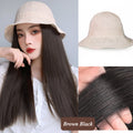 Aesthetic Weave Cap Straight Hair And Big Wave Wig