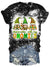 Shamrockin' With My Gnomies Saint Patrick's Bleaching V Neck T-shirt