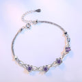 Bracelet Purple S5463 -2020 new luxury 925 sterling silver bracelet bangle FHB026