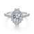 Ring 925 sterling silver engagement Ring FHR055