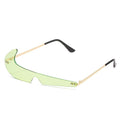 Fashion Vintage Small Rimless Sunglasses Men Women Luxury Brand Designer Popular Travel Funny Sport Sun Glasses For Male Shades