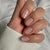 24pcs/Set Solid Nude French Tips Nails Short Squoval