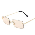Rimless Retro Sunglasses Women Luxury Eyeglasses For Women/Men Vintage Glasses Women Mirror Oculos De Sol Feminino