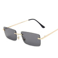 Rimless Retro Sunglasses Women Luxury Eyeglasses For Women/Men Vintage Glasses Women Mirror Oculos De Sol Feminino