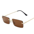 Rimless Retro Sunglasses Women Luxury Eyeglasses For Women/Men Vintage Glasses Women Mirror Oculos De Sol Feminino