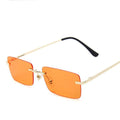 Rimless Retro Sunglasses Women Luxury Eyeglasses For Women/Men Vintage Glasses Women Mirror Oculos De Sol Feminino