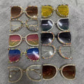 Luxury Half Frame Brand Designer Glasses Women Square Pearl Sunglasses for Female Rhinestone Oversized Eyewear Ladies