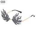 New Unique Rimless Punk Sunglasses Women Fashion Dragon And Phoenix Glasses Men Colorful Party Glasses For Female Shades
