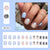 weekly deals 24pcs/Set Press On Nails W1420