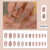 24pcs/Set Press On Nails JP2265-B3