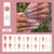 24pcs/Set Press On Nails Z161
