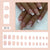 24pcs/Set Press On Nails W318