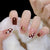 24pcs/Set Press On Nails R628