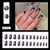 24pcs/Set Press On Nails W1458