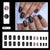 24pcs/Set Press On Nails W1111