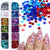 Stars Nail Art Stickers Star Nail Glitter Sequins 3D Nail Art Decor Holographic Stars Shape Flakes Nail Design for Women Manicure Tips DIY Nail Charms Decorations Acrylic Nails Supply Kit