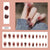 24pcs/Set Press On Nails Z605