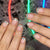 24pcs/Set  Rainbow French Nails Spring Nude Short Squoval Press-Ons