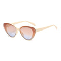 Sexy Cat Eye Sunglasses Women Gradient Shades  Diving Men Female Fashion Eyewear Vintage Eyeglasses