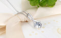 Necklace Silver Zircon Korean Style Versatile Choker Chain Necklace Pendant Female Jewelry FHN034