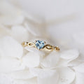 Aimee Crystal Heart Ring