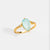 Aries Vintage Amazonite Crystal Ring