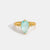 Aries Vintage Amazonite Crystal Ring