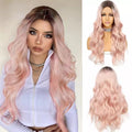 Lace Wig Long Silky Wavy Curly Hair Before Lace Wig Suitable