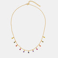 Crystal Rainbow Gold Necklace