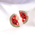 Crystal Watermelon Earrings