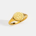 Cyrene Goddess Gold Ring