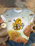 Bee Sunflower Midget Women's Short Sleeve T-Shirt