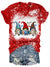 Hockey Gnomes Tie Dye V Neck T-Shirt
